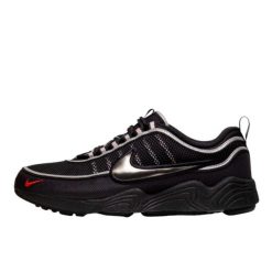 Buty do chodzenia dla dorosłych Nike Air Zoom Spiridon Black Metallic Silver. Czarne buty treningowe Nike, bez wzorów, z gumy, bez zapięcia, na fitness i siłownię, nike zoom. Za 816.49 zł.