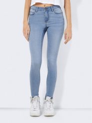 Noisy May Jeansy Billie 27024953 Niebieski Skinny Fit. Niebieskie jeansy Noisy May, bez wzorów, z bawełny. Za 89.99 zł.