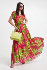 Sukienka maxi ERMANNO FIRENZE. Sukienki Ermanno Firenze, bez wzorów, bez kołnierzyka, bez ramiączek, maxi. W wyprzedaży za 1,836.45 zł.