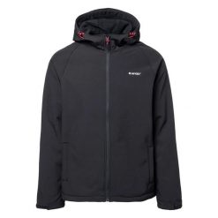 Kurtka Soft Shell Dla Dorosłych Unisex Neti II. Czarne kurtki Hi-tec, bez wzorów, sportowe, bez kaptura. Za 209.99 zł.
