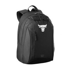 Plecak do koszykówki Wilson NBA Team Chicago Bulls - WZ6015003. Czarne plecaki Wilson, bez wzorów, bez dodatków. Za 149.00 zł.