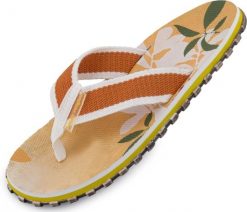 Damskie Japonki Religia Kwiat Żółte. Żółte japonki True Religion, bez wzorów, z materiału, eleganckie. Za 126.99 zł.