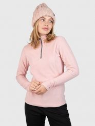 Brunotti Bluza polarowa "Misma" w kolorze jasnoróżowym rozmiar: XL. Różowe bluzy bez kaptura Brunotti, xl, bez wzorów, z polaru, bez kaptura. Za 83.62 zł.