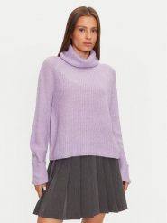 Brave Soul Golf LK-230WERBURGHS Fioletowy Loose Fit. Fioletowe swetry Brave Soul, xs, bez wzorów, z syntetyku, bez ramiączek. Za 49.99 zł.