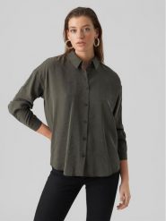 Vero Moda Koszula Queeny 10295908 Szary Regular Fit. Szare koszule Vero Moda, xs, bez wzorów, bez kołnierzyka, bez ramiączek. Za 129.99 zł.