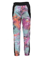 The North Face Spodnie funkcyjne w kolorze czarno-turkusowo-fioletowym rozmiar: M. Czarne spodnie sportowe The North Face, bez wzorów, outdoorowe. Za 297.97 zł.