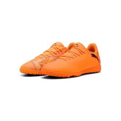 Buty piłkarskie Puma Future 8 Play TT. Brązowe buty do biegania Puma, bez wzorów, bez zapięcia, do biegania. Za 264.35 zł.