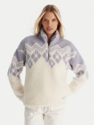 Roxy Polar Mountain Story ERJPF03228 Biały Regular Fit. Białe bluzy z polaru Roxy, xxl, bez wzorów, z polaru. Za 369.99 zł.