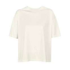 Koszulka Damska Boxy Oversized T-shirt. Niebieskie t-shirty SOL'S, l, bez wzorów, sportowe, bez kołnierzyka, bez ramiączek. Za 92.99 zł.