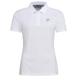 Koszulka polo damska CLUB 22 Tech. Białe t-shirty sportowe Head, xl, bez wzorów, z poliesteru, bez ramiączek, tenisowe. Za 264.00 zł.