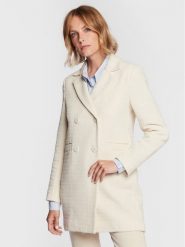 Silvian Heach Płaszcz przejściowy GPP23192CP Écru Regular Fit. Płaszcze Silvian Heach, bez wzorów, z syntetyku, bez kaptura. Za 669.99 zł.