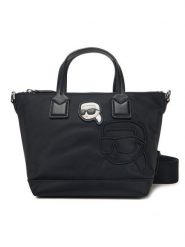 KARL LAGERFELD Torebka A1W30388 Czarny. Czarne torebki klasyczne KARL LAGERFELD, bez wzorów, ze skóry, bez dodatków. Za 489.99 zł.