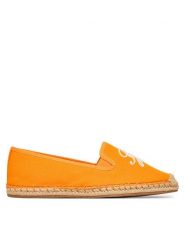 Tommy Hilfiger Espadryle Th Script Summer Espadrille FW0FW09240 Pomarańczowy. Brązowe espadryle Tommy Hilfiger, bez wzorów, z materiału, bez obcasa. Za 289.99 zł.