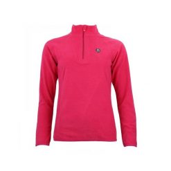 Damski polar 1/2 zip Peak Mountain Micro. Czerwone bluzy z polaru Peak Mountain, l, bez wzorów, z polaru, trekkingowe. W wyprzedaży za 123.50 zł.