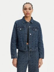 Armani Exchange Kurtka jeansowa XW000556 AF12844 FB055 Niebieski Regular Fit. Niebieskie kurtki Armani Exchange, s, bez wzorów, z bawełny, bez kaptura. Za 779.99 zł.