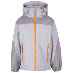 Płaszcz Przeciwdeszczowy TP50 Dla Dzieci/Kids Launch. Niebieskie płaszcze Trespass, bez wzorów, sportowe, bez kaptura. Za 163.99 zł.