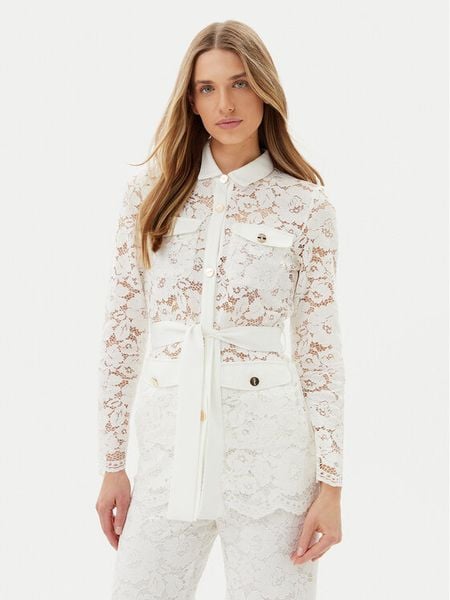 Artigli Koszula ACGI000737 Biały Regular Fit. Białe koszule Artigli, bez wzorów, z syntetyku, bez kołnierzyka, bez ramiączek. Za 209.99 zł.