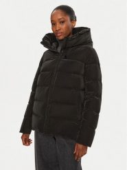 Bomboogie Kurtka puchowa GW6012TGLP4 Czarny Regular Fit. Czarne kurtki Bomboogie, bez wzorów, z puchu, bez kaptura. Za 799.99 zł.