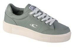Buty do chodzenia, O'Neill Sunset CVS Wmn Low 90221009-28A. Białe buty treningowe O'Neill, bez wzorów, z materiału, przed kostkę, bez zapięcia, trekkingowe. Za 257.20 zł.
