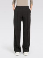 MAC Spodnie "Chiara Smart" w kolorze czarnym rozmiar: W32/L32. Czarne spodnie materiałowe MAC, bez wzorów, z materiału. Za 215.71 zł.