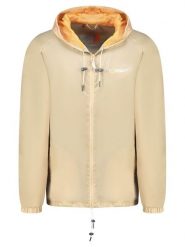Geographical Norway Kurtka przejściowa "Boat" w kolorze beżowym rozmiar: XL. Brązowe kurtki Geographical Norway, xl, z aplikacjami, bez kaptura. Za 79.59 zł.