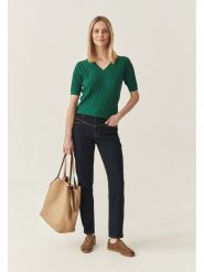 TATUUM Dżinsy - Tapered fit - w kolorze granatowym rozmiar: 38. Niebieskie jeansy Tatuum, z aplikacjami, ze skóry. Za 199.49 zł.