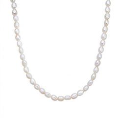 Valero Pearls Naszyjnik z pereł srebro wysokiej próby Perła hodowlana słodkowodna żółte złoto Naszyjniki 1 ct Damski. Żółte naszyjniki Valero Pearls, z materiału, z perłą, pozłacane. Za 419.99 zł.