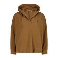 Bluza damska z kapturem CMP. Brązowe bluzy CMP, bez wzorów, sportowe, bez ramiączek, z kapturem. Za 340.00 zł.