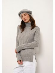 Just Cashmere Kaszmirowy golf "Lexie" w kolorze szarym rozmiar: XL. Szare swetry Just Cashmere, xl, bez wzorów, z kaszmiru, bez ramiączek. Za 294.97 zł.