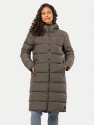Jack Wolfskin Kurtka puchowa Frozen Palace Coat 1204133 Brązowy Regular Fit. Brązowe kurtki Jack Wolfskin, l, bez wzorów, z puchu, bez kaptura. Za 759.99 zł.