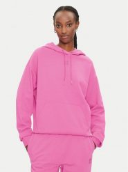 Hugo Bluza Delfinia 50522423 Różowy Regular Fit. Czerwone bluzy Hugo, xl, bez wzorów, z bawełny, bez ramiączek, bez kaptura. Za 359.99 zł.