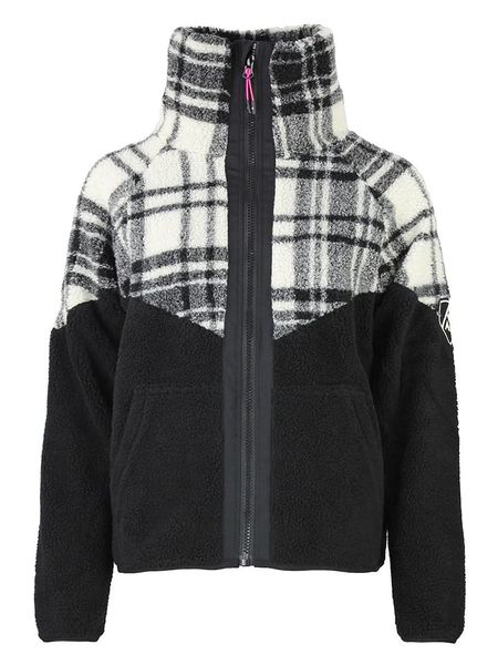 Peak Mountain Kurtka polarowa "Aliesse" w kolorze czarnym rozmiar: L. Czarne kurtki Peak Mountain, l, bez wzorów, z polaru, bez kaptura. Za 218.05 zł.