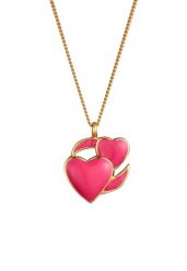 Elli Elli Naszyjnik z wisiorkiem Kobiety Serce pendant Cienki łańcuszek Emalia Srebro 925 Sterling Silver Festiwal Różowy 45 cm Naszyjniki 1 ct Damski. Czerwone łańcuszki Elli, z materiału, srebrne. Za 248.99 zł.