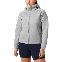 Sweter Damski Helly Hansen Hp Ocean FZ 2.0. Szare swetry Helly Hansen, bez wzorów, bez ramiączek. Za 559.00 zł.