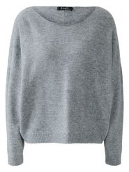 Miss Lagotte Sweter w kolorze szarym rozmiar: 40. Szare swetry Miss Lagotte, bez wzorów, bez ramiączek. Za 126.99 zł.