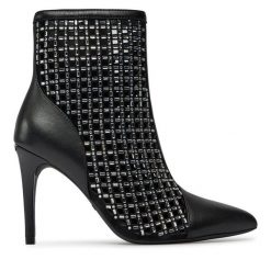 Botki Liu Jo. Czarne botki Liu Jo, bez wzorów, bez obcasa, na szpilce, bez zapięcia. Za 599.99 zł.