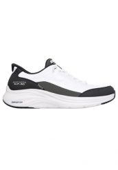 Buty sportowe Sneakersy damskie, Slip-ins: Contour Foam - Cozy Fit. Białe buty treningowe Skechers, bez wzorów, z materiału, przed kostkę, bez zapięcia, trekkingowe. Za 399.99 zł.