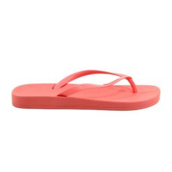 Klapki japonki damskie różowe Ipanema 82591 22926. Czerwone klapki bez wzorów, z gumy, eleganckie, bez obcasa, bez zapięcia. Za 43.97 zł.