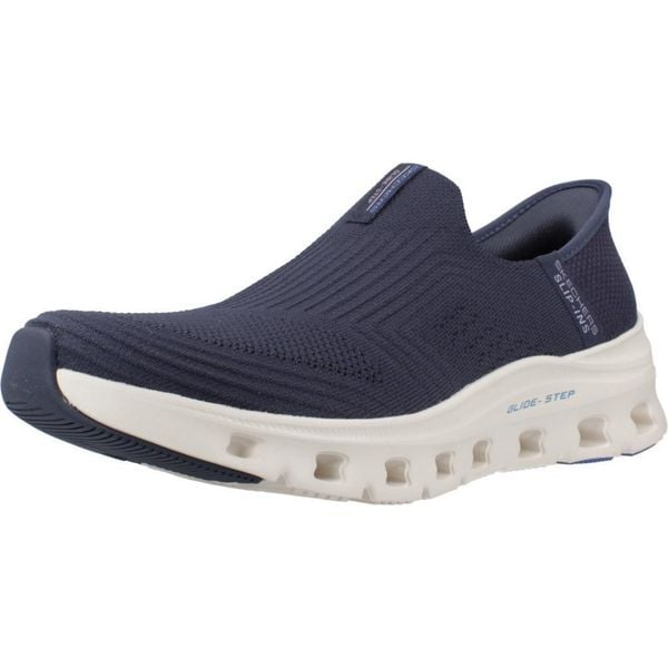 Buty sportowe damskie Skechers Glide step Pro every. Niebieskie buty sportowe lifestyle Skechers, bez wzorów, bez zapięcia, trekkingowe, skechers sport. Za 359.99 zł.