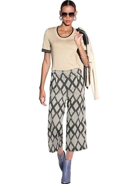 WITT WEIDEN Spodnie w kolorze beżowym rozmiar: 36. Brązowe spodnie materiałowe WITT WEIDEN, bez wzorów, z materiału. Za 117.45 zł.