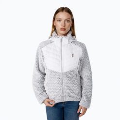 Kurtka hybrydowa damska Aulp Clem Hooded Hybrid. Białe kurtki Aulp, l, bez wzorów, z materiału, bez kaptura. Za 418.30 zł.