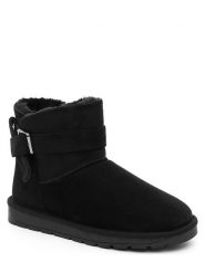 ISLAND BOOT Botki zimowe "Bertie" w kolorze czarnym rozmiar: 37. Czarne botki Island Boot, bez wzorów, z materiału, bez obcasa, bez zapięcia. Za 129.57 zł.
