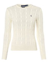 Polo Ralph Lauren Sweter Kobiety Bawełna beżowy, XL. Brązowe swetry Polo Ralph Lauren, xl, bez wzorów, z bawełny, bez ramiączek. Za 999.95 zł.