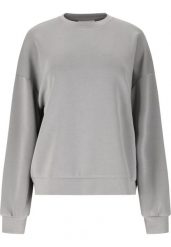 Damska bluza z okrągłym dekoltem Athlecia Jillnana. Szare bluzy Athlecia, s, bez wzorów, z materiału, eleganckie, bez ramiączek, bez kaptura. Za 257.50 zł.