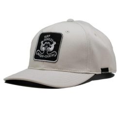Czapka Trucker - Z recyklingu - 6 paneli - Sport (Biały). Białe czapki z daszkiem SURF MONKEY, z aplikacjami, z gumy, sportowe. Za 179.95 zł.
