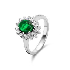 Parte Di Me Pierścionek Parte Di Me Mia Colore Verdi - srebro Pierścionki 1 ct Damski. Pierścionki Parte Di Me, z cyrkonią, srebrne. Za 186.99 zł.