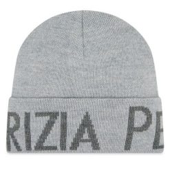 Czapka Patrizia Pepe. Szare czapki zimowe Patrizia Pepe, bez wzorów. Za 739.99 zł.