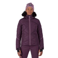 Kurtka narciarska damska Rossignol Staci Pearly Jkt. Fioletowe kurtki narciarskie Rossignol, na zimę, l, bez wzorów, bez kaptura, narciarskie. W wyprzedaży za 840.65 zł.