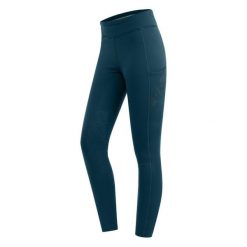 Thermalne legginsy jeździeckie z polaru dla kobiet ELT Rica. Niebieskie legginsy ELT, bez wzorów, z dzianiny, sportowe. Za 287.50 zł.