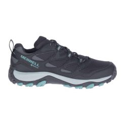 Buty trekkingowe damskie Merrell West Rim Sport Gtx. Czarne buty trekkingowe Merrell, z materiału, bez zapięcia. Za 461.00 zł.